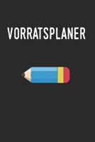 Vorratsplaner: Planen und Organisieren sie ihre Lebensmittel 1699264554 Book Cover