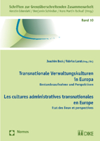 Transnationale Verwaltungskulturen in Europa - Les Cultures Administratives Transnationales En Europe: Bestandesaufnahme Und Perspektiven U Etat Des L 3848718669 Book Cover