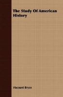 The Study of American History 054847267X Book Cover