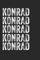 Name KONRAD Journal Customized Gift For KONRAD A beautiful personalized: Lined Notebook / Journal Gift, Notebook for KONRAD,120 Pages, 6 x 9 inches , ... Family Notebook,Customized Journal, The Di 1677888121 Book Cover