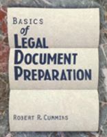 Basics of Legal Document Preparation 0827367996 Book Cover