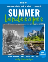 Summer Landscapes Grayscale Coloring Book For Adults: Grayscale Coloring Book For Adults Landscape With Color Guide | Beautiful Nature Scenes For ... Coloring Book For Adults - Landscapes) B089M431K3 Book Cover