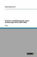 Funktion und Bedeutung der ersten Verfassungen Haitis (1801-1805) 3640446690 Book Cover