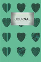 JOURNAL: EMERALD HEARTS DESIGN COVER | 100 JOURNAL PAGES WITH AREA FOR DATE 1690929529 Book Cover