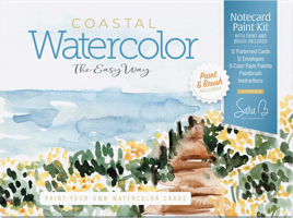 Watercolor the Easy Way Paint-Your-Own Watercolor Cards Coastal: Notecard Paint Kit with Paint and Brush Included (Watercolor the Easy Way, 4) 0764369547 Book Cover