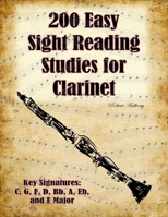 200 Easy Sight Reading Studies for Clarinet B0B6L97J91 Book Cover
