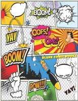 Blank Comic Books For Kids To Write Stories: Make Your Own Comic Book, Notebook and Sketchbook for Kids and Adults to Unleash Creativity, Comic Book ... For Drawing, Variety Of Comic Templates 1673990207 Book Cover