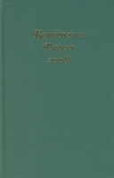 Renaissance Papers 2008 1571133976 Book Cover