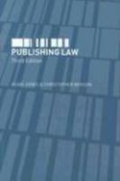 Publishing Law 0415384273 Book Cover