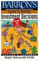 Barron's Guide to Making Investment Decisions 013300435X Book Cover