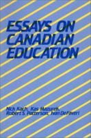 Essays on Canadian Education 0920490492 Book Cover