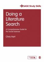 Doing a Literature Search: A Comprehensive Guide for the Social Sciences 0761968105 Book Cover