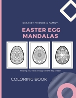Easter Egg Mandalas Coloring Book B08XLCCZ6N Book Cover