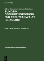 §§ 83-130 (6.-12. Abschnitt) 3110080672 Book Cover