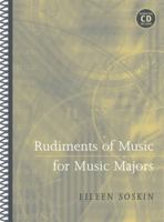 Rudiments of Music for Music Majors (with CD-ROM) 0534638287 Book Cover