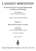 Radicals Centered on N, S, P and Other Heteroatoms. Nitroxyls / Radikale mit N, S, P und anderen Heteroatomen als Zentralatom. Nitroxylradikale 3540117253 Book Cover