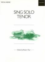Sing Solo Tenor 0193457784 Book Cover