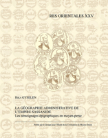 La Geographie Administrative de l'Empire Sassanide : Les Temoignages Epigraphiques en Moyen-Perse 2952137692 Book Cover