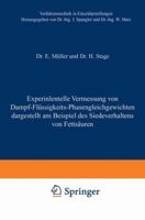 Experimentelle Vermessung Von Dampf-Flussigkeits-Phasengleichgewichten: Dargestellt Am Beispiel Des Siedeverhaltens Von Fettsauren 3540027645 Book Cover