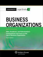 Business Organizations, Keyed to Allen, Kraakman, and Subramanian 1454822570 Book Cover