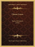 Chenar Leaves: Poems Of Kashmir 0548845603 Book Cover