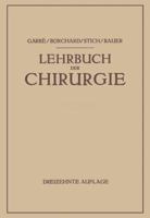 Lehrbuch Der Chirurgie 3662356740 Book Cover