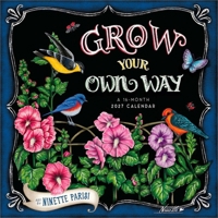 Grow Your Own Way | 2027 12 x 24 Inch (Hanging) Monthly Square Wall Calendar | Featuring the Artwork of Ninette Parisi | Plastic-Free | Hopper Studios | Painters Paintings Illustration 1773728911 Book Cover