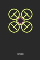Drone Journal: Retro Drone Neon Notebook. Great Accessories & Gift Idea for Drone Pilots, Aerial Photographer, Quadcopter Lover, Uav Hobbyist, Rpv Drone Operator & Suas Pilots. 1091368465 Book Cover