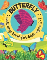 Butterfly coloring book for kids ages 3-7: A Coloring book for kids of 35 amazing Butterfly Designs B098GYT7KL Book Cover