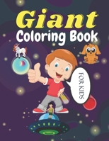 Giant Coloring Book FOR KIDS: penguin,farm animals,unicorn,dogs, Planets, Space, Sports, and Other Fun Coloring Pages. Activity Gifts For boys and girls. null Book Cover
