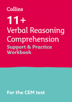 Collins 11+ – 11+ Verbal Reasoning Comprehension Support and Practice Workbook: For the CEM 2021 tests 0008497389 Book Cover