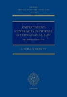 Employment Contracts and Private International Law 0198860323 Book Cover