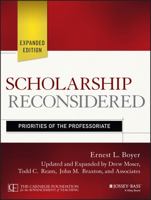 Scholarship Reconsidered: Priorities of the Professoriate 0787940690 Book Cover