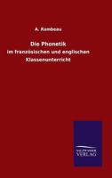 Die Phonetik 3846015792 Book Cover