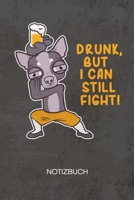 NOTIZBUCH A5 Dotted: Biertrinker Notizheft GEPUNKTET 120 Seiten - Betrunkener Hund Notizblock Bierliebhaber Skizzenbuch - Haushund Geschenk f�r Hundeliebhaber Hundebesitzer Hundefreunde 1710363215 Book Cover