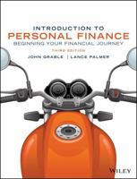 Introduction to Personal Finance, Third Edition 139427453X Book Cover