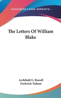 THE LETTER OF WILLIAM BLAKE 1016527004 Book Cover