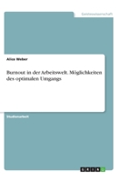 Burnout in der Arbeitswelt. Möglichkeiten des optimalen Umgangs 3346330044 Book Cover