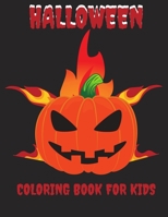 Halloween Coloring Book For Kids: Fun Simple Design For All Kids Ages 4-8 1686855494 Book Cover