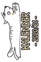 Kalender 2020/21: Gleitender Katzen-Kalender f�r ein komplettes Jahr (2020/21) mit tollen Katzenillustrationen. Jahres-, Monats�bersicht und Feiertagen. Eine Woche auf zwei Seiten. 1710296135 Book Cover