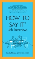 How to Say It Job Interviews 0735204225 Book Cover