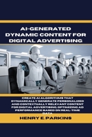 AI-GENERATED DYNAMIC CONTENT FOR DIGITAL ADVERTISING: CREATE AI ALGORITHMS THAT DYNAMICALLY GENERATE PERSONALIZED AND CONTEXTUALLY RELEVANT CONTENT FOR DIGITAL ADVERTISING, OPTIMIZING AD PERFORMANCE B0CSZ5BQT5 Book Cover