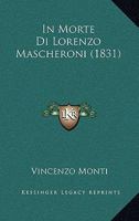 In morte di Lorenzo Mascheroni 1120436877 Book Cover