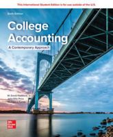 College Accounting (A Contemporary Approach) ISE (Paperback) 1266261079 Book Cover