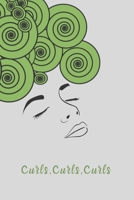 Curls, Curls, Curls: Green Curls 1708489452 Book Cover