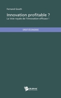 Innovation profitable ? (French Edition) 2748367235 Book Cover