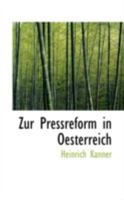 Zur Pressreform in Oesterreich 0526590920 Book Cover