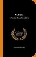 Auditing: A Practical Manual for Auditors 0344491935 Book Cover