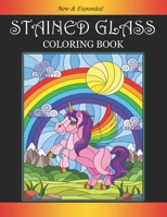 Stained Glass Coloring Book: Encouraging Coloring Book with Whimsical Designs & Beginner-Friendly Art Activities to Boost Self-Esteem, on High-Quality Perforated Paper B08Z2WTTB8 Book Cover