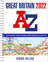 Great Britain A-Z Road Atlas 2022 (A4 Spiral) 0008445079 Book Cover